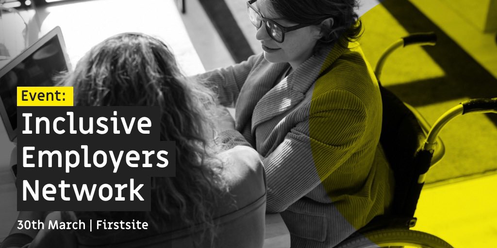 Essex County Council’s Targeted Employment Team is launching an ‘Essex Inclusive Employment network’ with an inaugural meeting at Firstsite here in Colchester.
Reserve your place on eventbrite: eventbrite.com/e/inclusive-em…

#inclusion #inclusiveemployment #colchesterevents