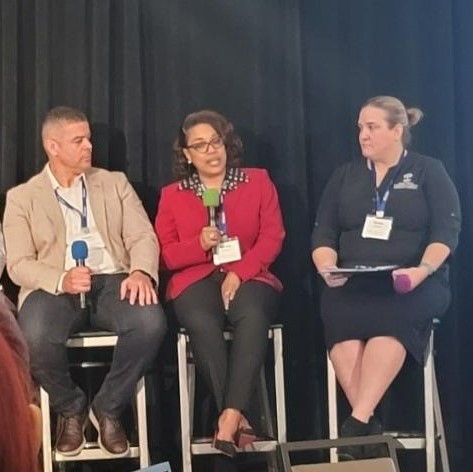 TheHAVI's tweet image. Today, Kyndra Simmons, our Interim Director for the CVI Ecosystem Department at @TheHAVI is in Memphis, TN. She is sharing on the #CommunityViolenceIntervention (#CVI) Ecosystem as a member of the violence intervention panel at the #BreakthroughConference memphisallies.org/about-us…