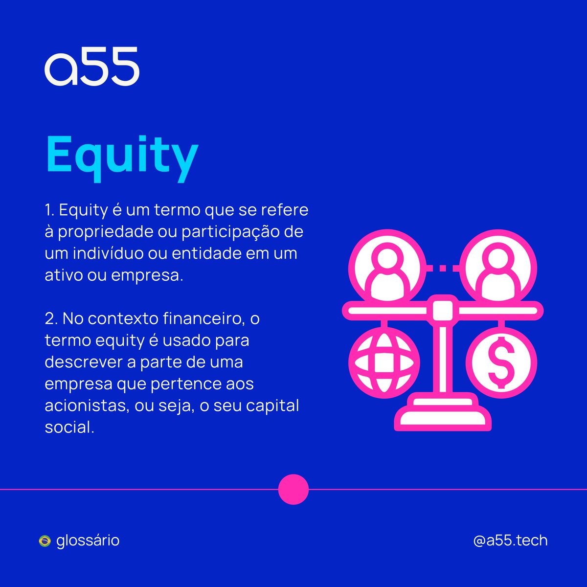 Você sabe o que é Equity? Ela representa o valor residual de uma empresa após a dedução de seus passivos. 🌱

Acompanhe nossa página para mais conteúdos como esse!

#equity #passivos #lucros