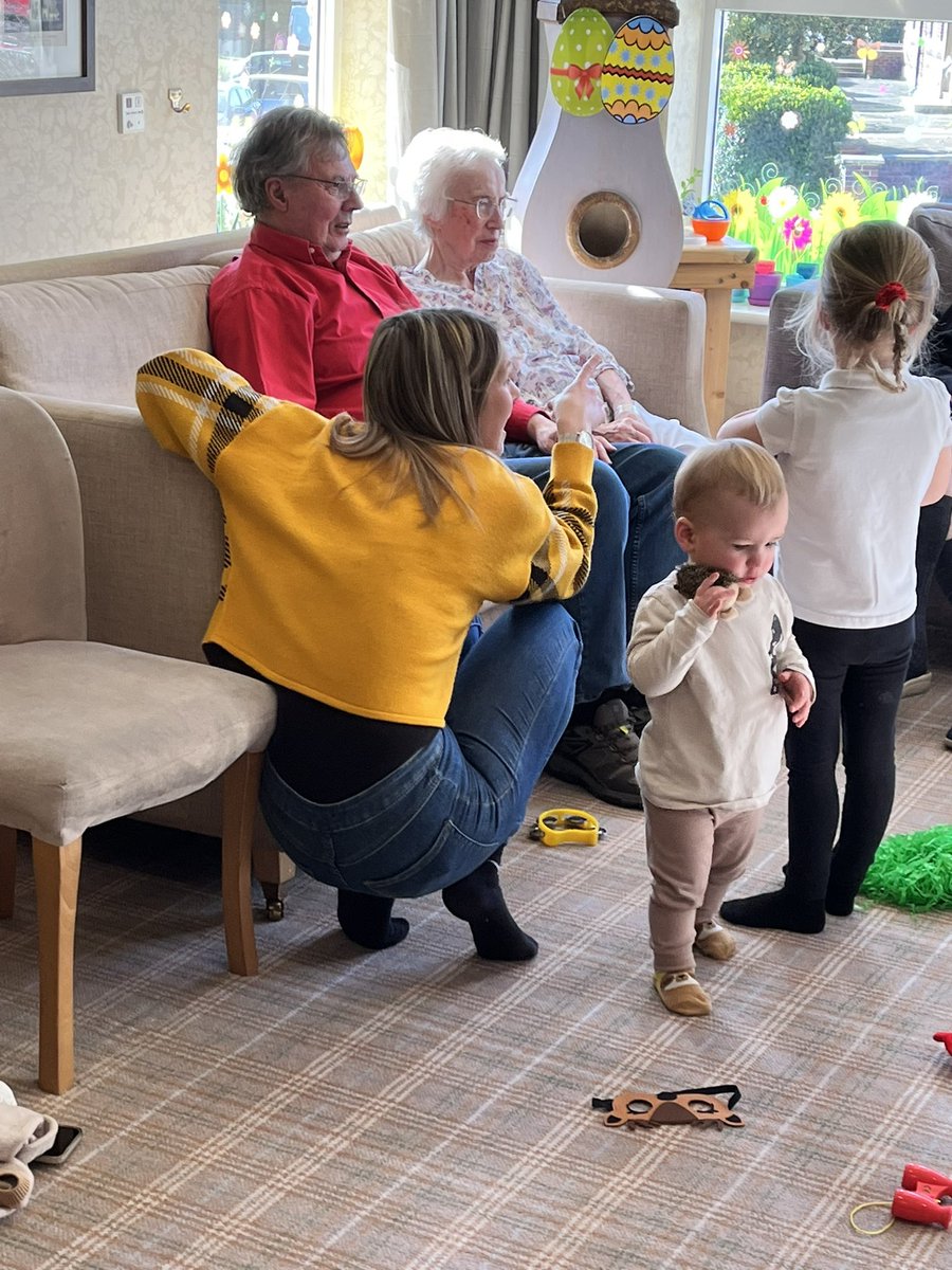 wetherbymanor's tweet photo. #tinybeats lovely afternoon for our residents with the tinies lots of interaction today from residents,parents and children.                                  @AnchorLaterLife https://t.co/s0iZtZtxh6