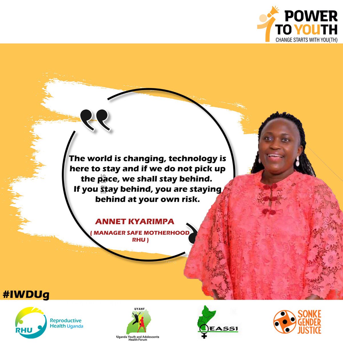 Nagginda3's tweet photo. #IWDUg
@powertoyouth21 is holding a Twitter space on digital innovation and technology for gender equality https://t.co/KFDjoGXZT1