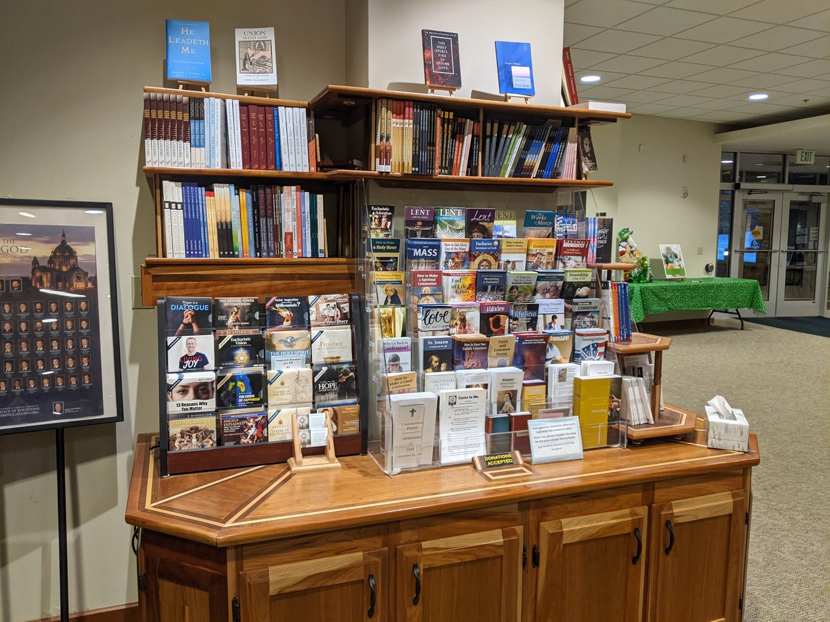 StPetersMendota's tweet photo. Looking for spiritual reading to accompany your prayer life?  Look for the Resource Center in the gathering space for a variety of options. https://t.co/z2BRes4Y5H