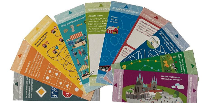 theochemiker's tweet photo. Wer öfters in #Erfurt mit Kindern in den Öffis unterwegs ist: seit Anfang Februar gibt es wieder kostenlose "Kinderfahrscheine"  der #EVAG zum Abstempeln. 😀
👉 https://t.co/wOmkXqnejn https://t.co/cWfm2WhV2Z