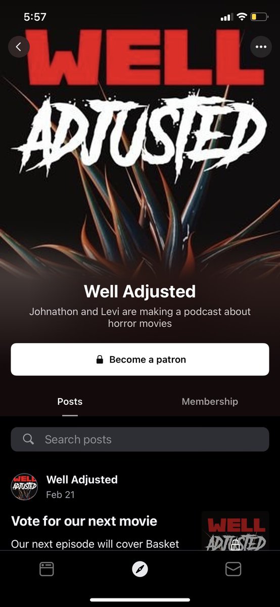 Well Adjusted | Horror Podcast tweet media