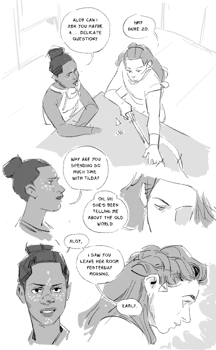 horizon forbidden west spoilers //

 (tilda/aloy)
some thoughts at base 