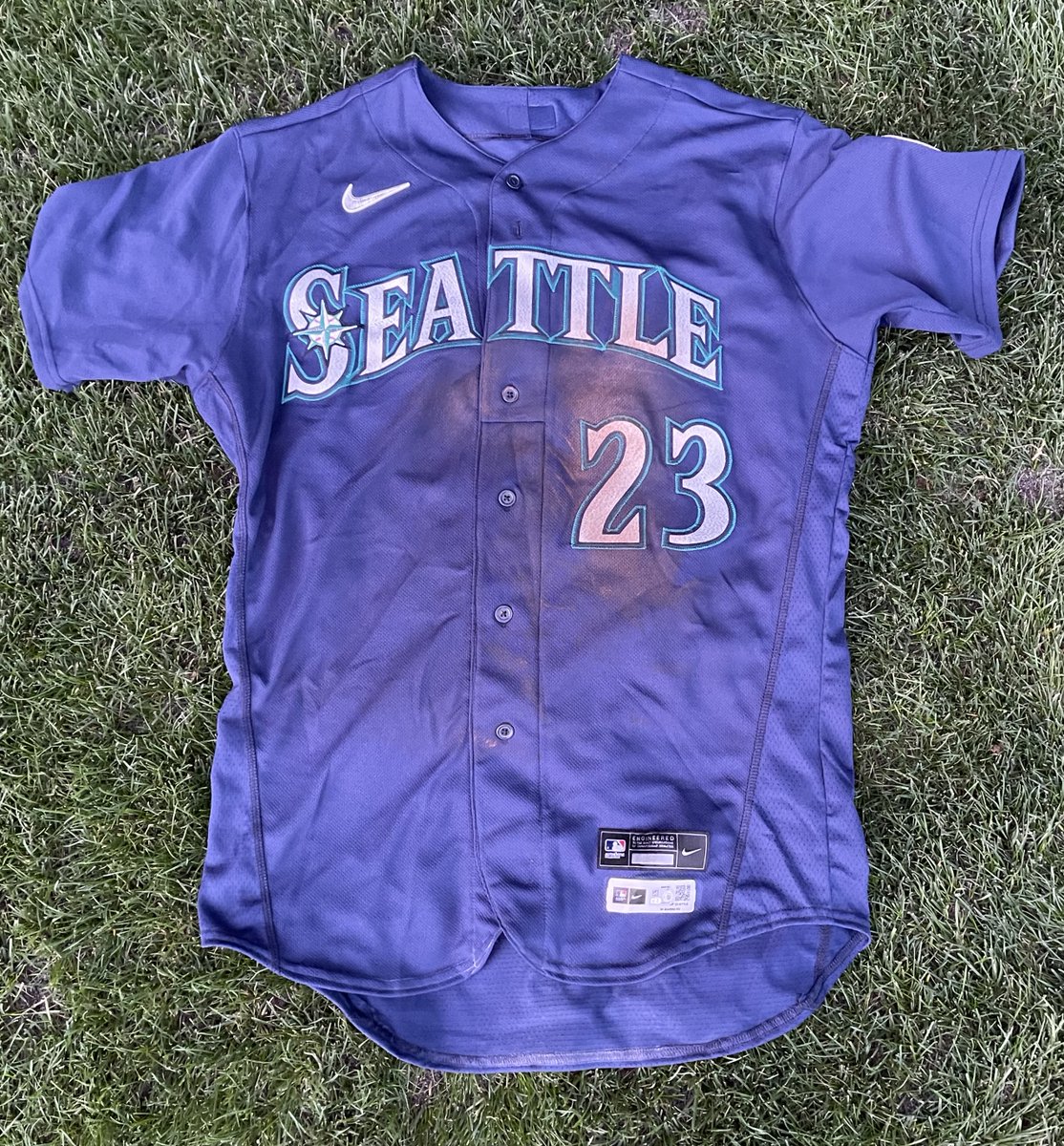 Seattle Mariners on X: The @SEAauthentics auction for game-used Turn Ahead  the Clock Night gear ends tomorrow. Get those bids in now.    / X