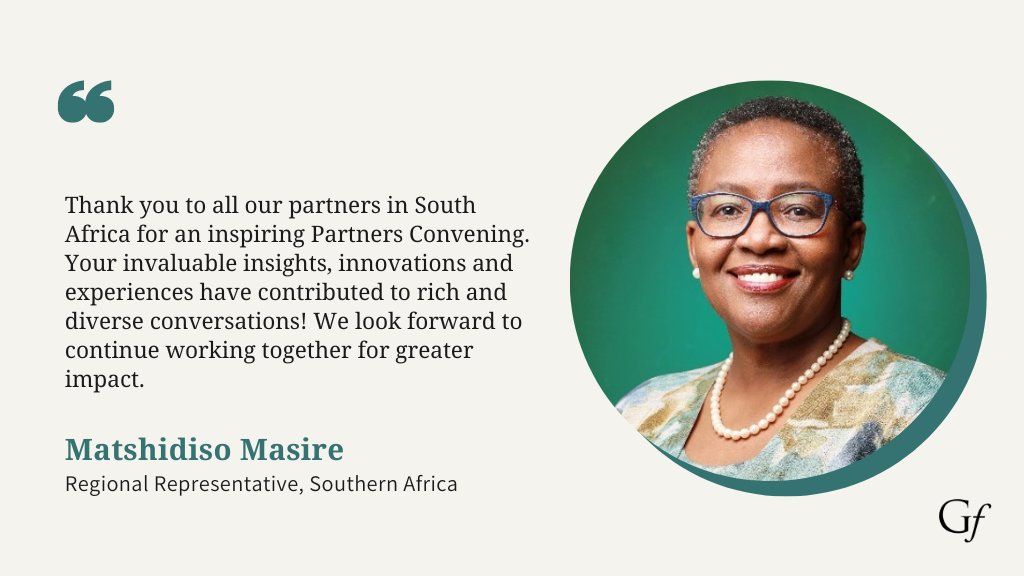 Our <a href="/gatesfoundation/">Gates Foundation</a> South Africa Partners Convening last week was a great success. 🎉

As our Southern Africa Regional Representative explains, <a href="/TshidiMasire/">Matshidiso Masire</a>, the convening resulted in rich and diverse discussions, which are vital to strengthening our impact in Africa.