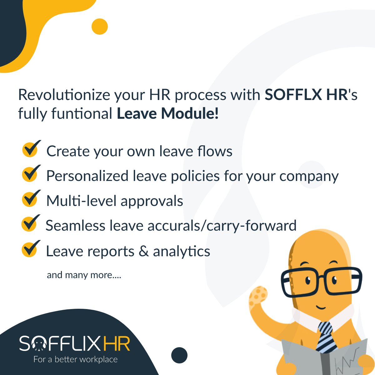 sofflix's tweet photo. Tired of sifting through endless spreadsheets and outdated systems to track employee leave? Save your time and hassle with SOFFLIX HR's cloud-based leave module.

Try out now: https://t.co/wM5lFzSRkE

#SOFFLIXHR #HRSoftware #hr #HRcloud #EfficientHR #leaves #hrlife https://t.co/nDYE2ZnpdY