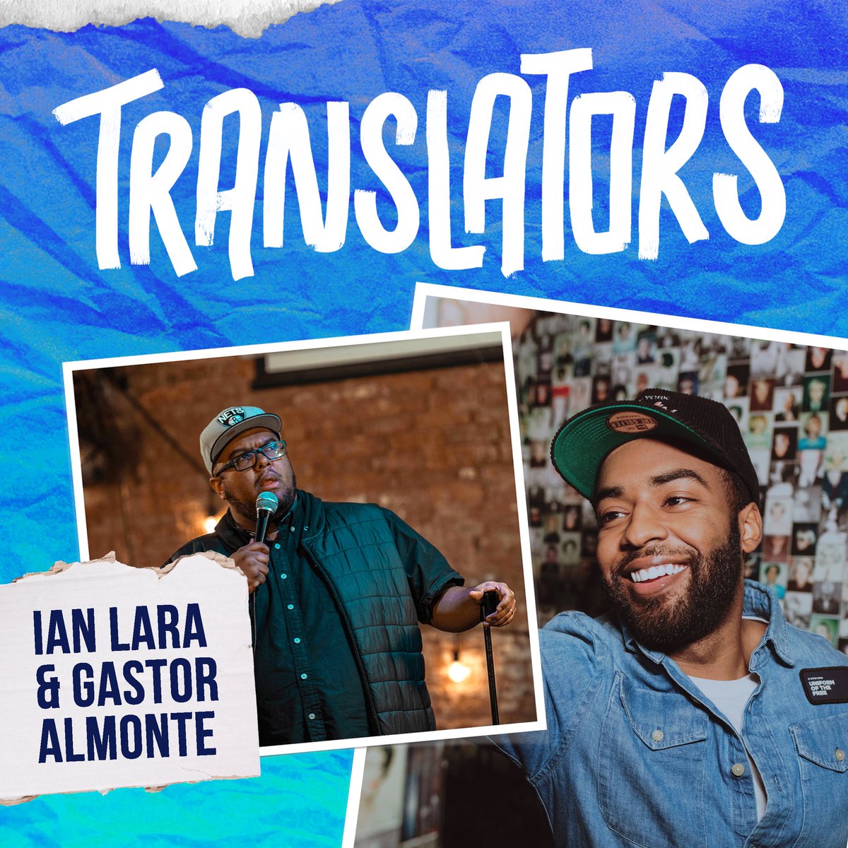 TranslatorsPod's tweet image. Comedians @gastoralmonte and @ianlaralive discuss the difference between being a Latino comedian and a comedian who happens to be Latino, adapting and changing your language with the times, and building community as a creator.