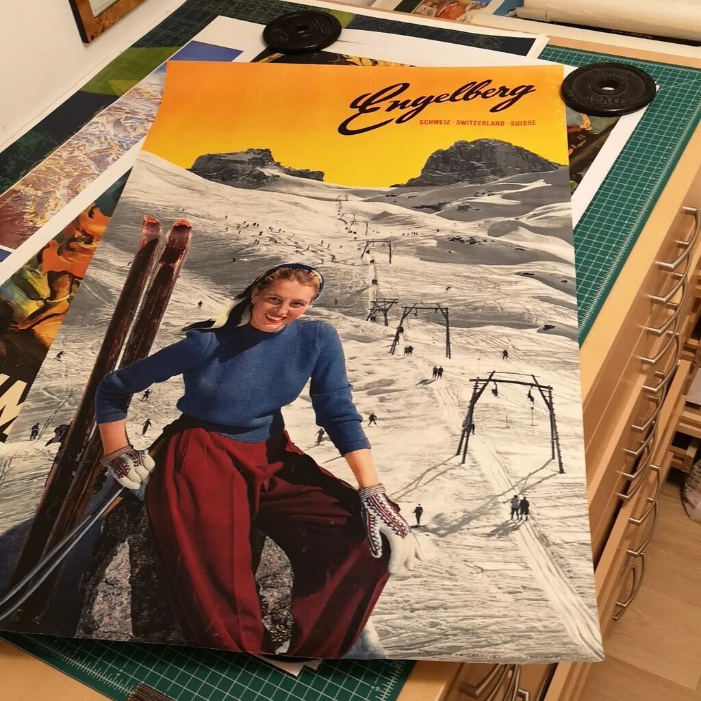 posterteam's tweet photo. Always loved this poster! ๐ On the website soon. ๐โท๏ธ๐จ๐ญ #winterparadise #vintageski #vintageposter #skiswitzerland #swissalps #engelberg #posterteam #ivpda #originalposter #walldecor #skiposter https://t.co/iIgIoS7csL