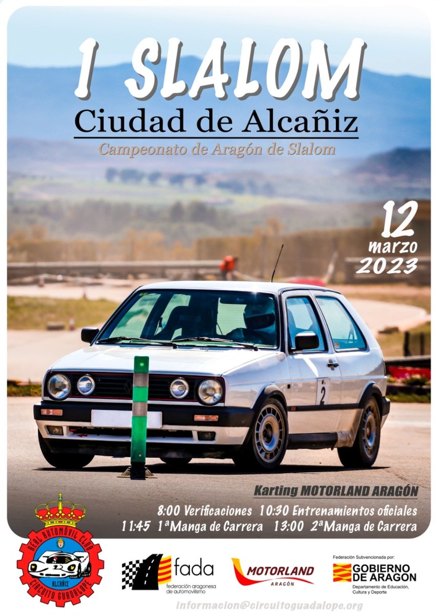 😳Este fin de semana vamos a hacer manos ✊

🏆Tercera prueba de la temporada 

🏁 Ven a MotorLand y disfruta este 📆domingo del inicio de la prueba Aragonesa en el mejor circuito... 😎

📆 12 de marzo de 2023
📍 Circuito de Karting Internacional 
📌 Alcañiz, Aragón, Spain