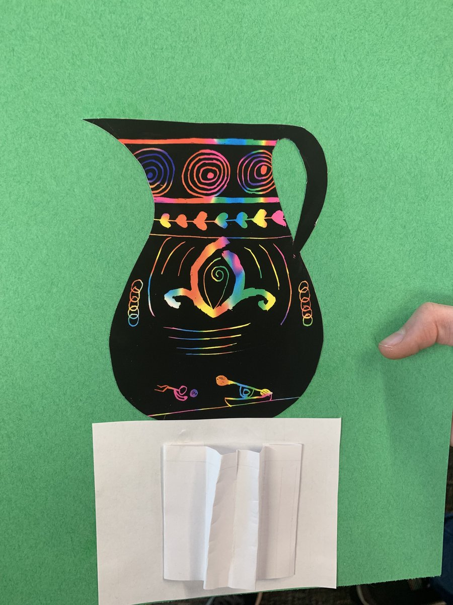 AmyHybarger's tweet photo. Ancient Greece Scratch Art Pottery 🖼️#skyranchlibrary #ancientgreece #wcsdlibraries https://t.co/CUqTjts6bF