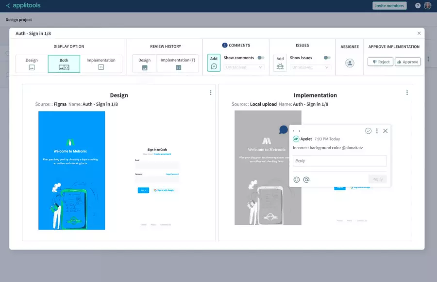 Applitools's tweet photo. 🎉 Introducing Applitools Centra 🎉

With Centra, every team in the product delivery lifecycle can collaborate in one platform to ensure what was designed gets into production

Centra is 💸 FREE 💸 forever - join the waitlist 
👉 https://t.co/wRfQQgxpG5 https://t.co/HMmQLoSl8V