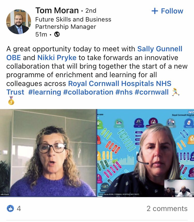 Although I apparently look grumpy in the photo it was great to meet Sally Gunnell OBE who is our guest speaker <a href="/RCHTWeCare/">Royal Cornwall Hospitals NHS Trust</a> Admin and Clerical conference @RCHTApprentice1