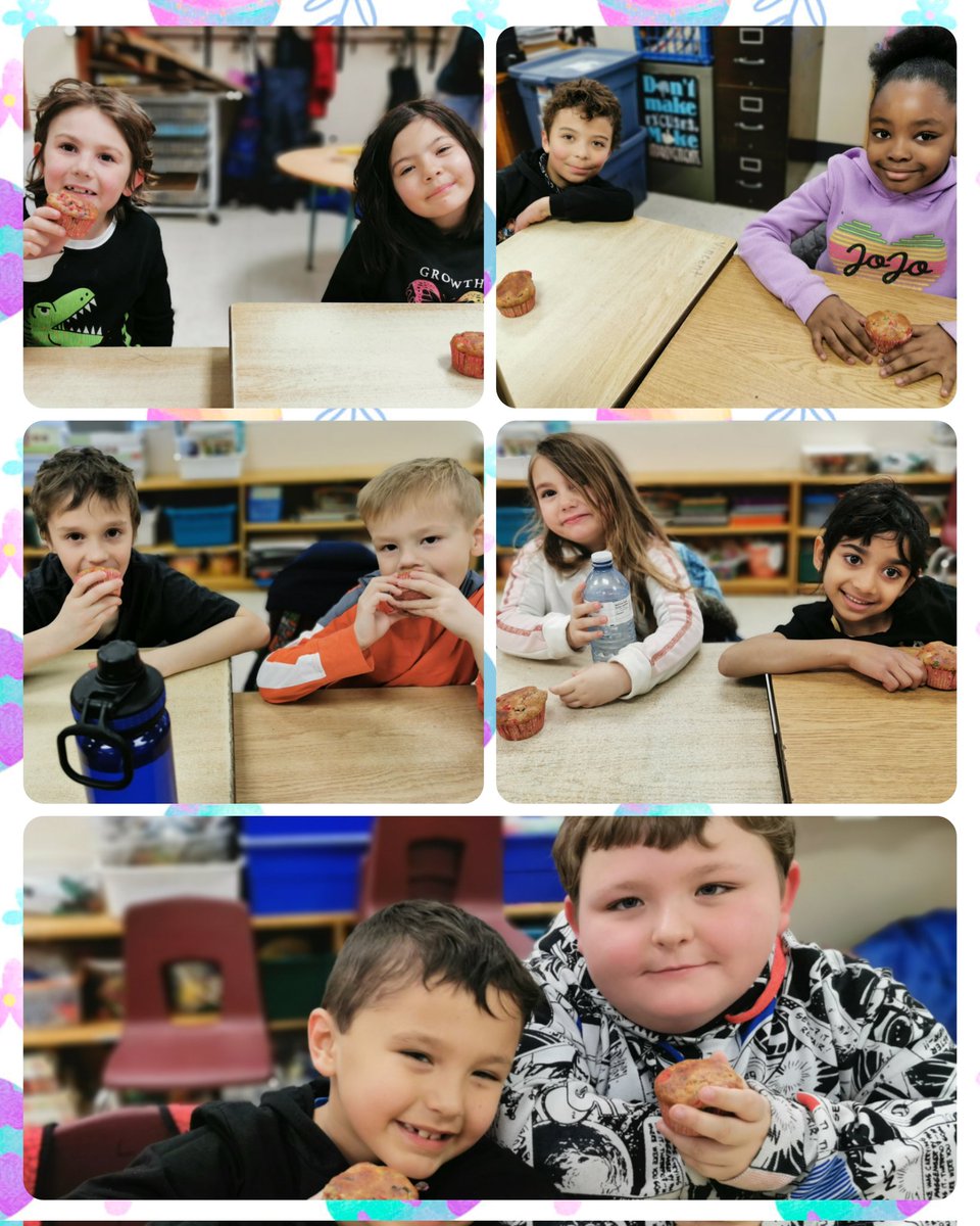 We were excited to break in our new range/oven in our Cooking Classroom thanks to <a href="/OSNPsouthwest/">OSNP - Southwest</a> so we made healthy muffins <a href="/qesarnia/">@QESarnia</a> using  ripe bananas thanks to <a href="/PC_Charity/">PC Children's Charity</a> #PowerFullKids  #FedingHungryMinds #lkdsb #learningisfun