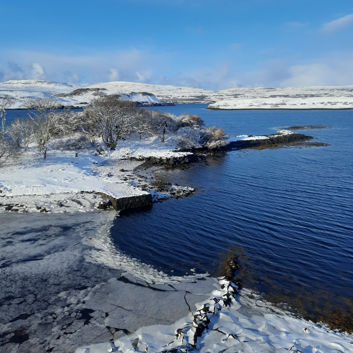 After yesterday's storm winter is back in Dunvegan Castle &amp; Gardens, and what a dazzling day it has been!❄️

#DunveganCastle #SkyeTime <a href="/VisitScotland/">VisitScotland</a>