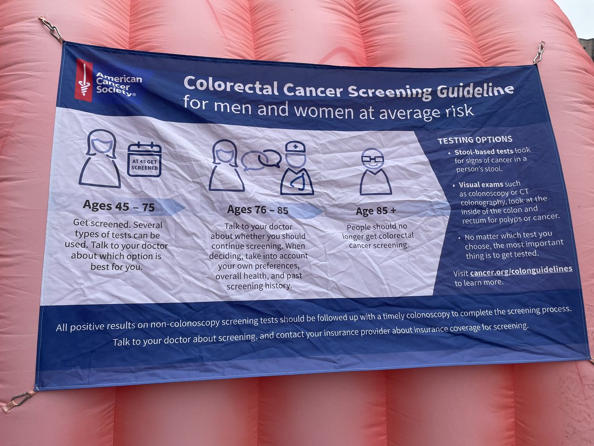 Make sure you know the current screening guidelines! 1 in 20 men and 1 in 24 women will be diagnosed with colorectal cancer in their lifetime. This disease touches us all. Screening saves lives!