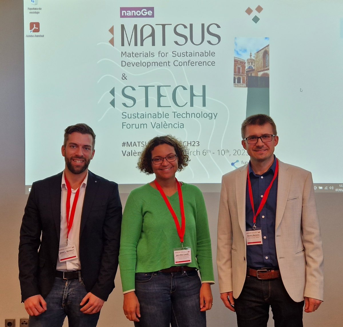jjbaldovi's tweet photo. ✅ Wonderful Physics and great talks by our invited and contributed speakers in the 1st day of #QMat symposium at #MATSUS23. Thank you! 😍
➡️ https://t.co/wiZwcBVlqN
@nanoGe_Conf @bardmital @JannikaLauth @PalcongresVLC @ICMol_UV https://t.co/JGhyZbuW2Q