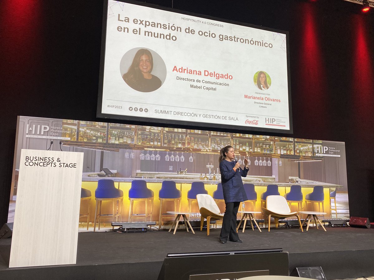 "El alma de un restaurante lo tienen los equipos y hay que saber transmitir los valores de la marca" by Adriana Delgado, Directora de Comunicación de Mabel Capital.
⚫️ #HIP2023 | <a href="/expohip/">HIP 2026</a>
🟣 #RevolucionEnSala