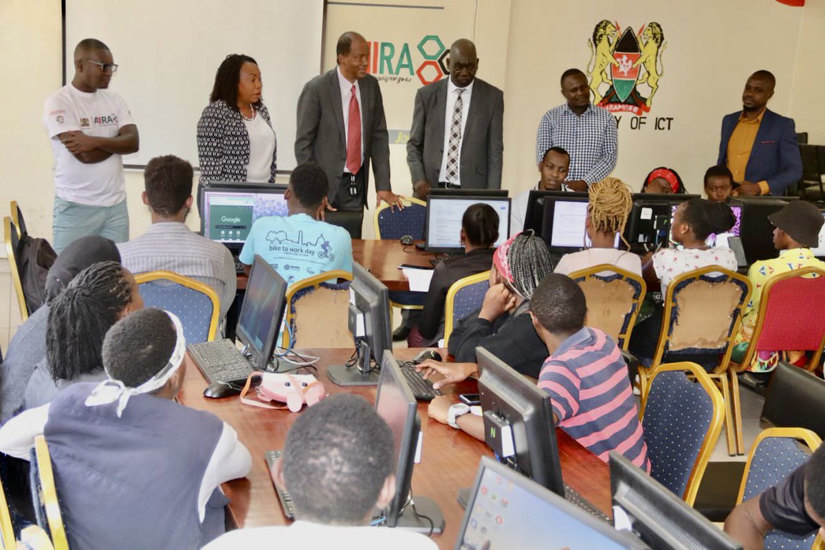 MPyusufhassan's tweet image. It was a pleasure to welcome my parliamentary colleagues, Oku Kaunya, MP Teso North, Mary Maingi, MP Mwea, and Umulkheir Sheikh Qassim, MP Mandera County, to the Kamukunji Ajira Digital Hub in California for benchmarking.