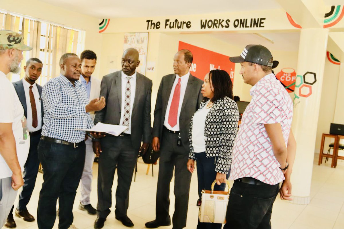 MPyusufhassan's tweet image. It was a pleasure to welcome my parliamentary colleagues, Oku Kaunya, MP Teso North, Mary Maingi, MP Mwea, and Umulkheir Sheikh Qassim, MP Mandera County, to the Kamukunji Ajira Digital Hub in California for benchmarking.