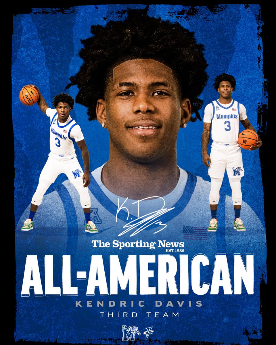 Memphis_MBB's tweet photo. 𝐒𝐩𝐨𝐫𝐭𝐢𝐧𝐠 𝐍𝐞𝐰𝐬 𝐀𝐥𝐥-𝐀𝐦𝐞𝐫𝐢𝐜𝐚𝐧

 #GoTigersGo | @150__KD https://t.co/jr8Umt9bX4