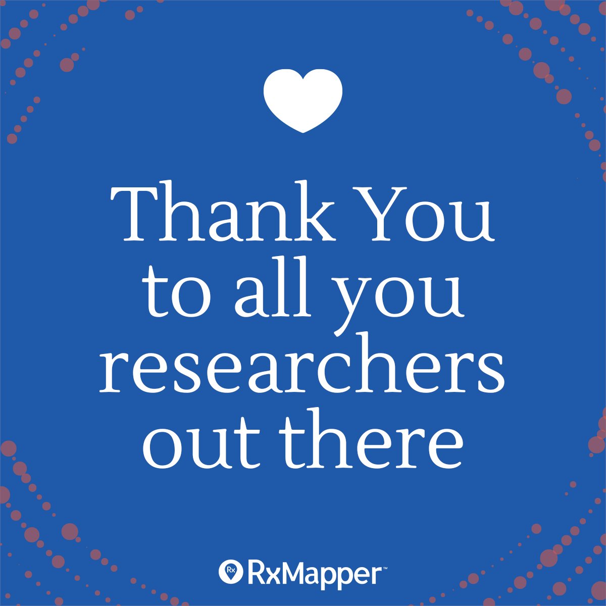 rxmapper's tweet photo. Thank you! 
#RxMapper is built on the cutting-edge work of researchers who conduct trials to understand how different DNA variants and drugs interact. As evidence grows, RxMapper's clinical team is able to use that info to find answers for our patients.
#MedicalResearch #PGx https://t.co/drRct2NNys