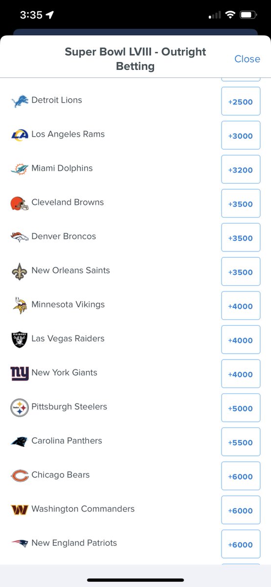 incarceratedbob's tweet photo. Jets are now +1600 to win Super-Bowl. Line has moved from +2500 Sunday / +2000 Monday - #Rodgers watch 👀 @alanhahn #NFL @iamSauceGardner https://t.co/dJD3GM5HFi