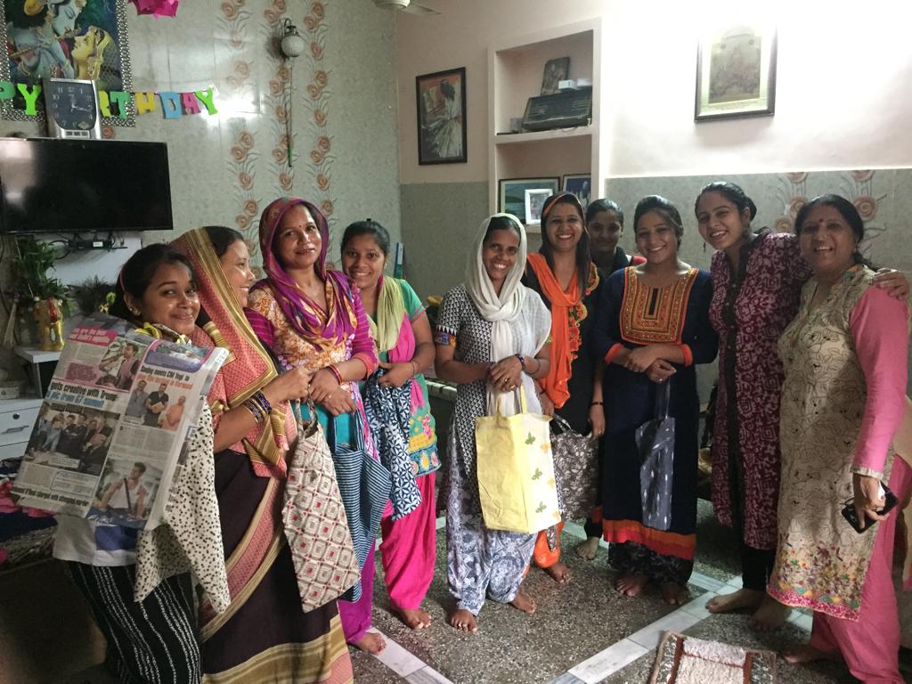 We created a self help group and trained 20+women for embroidery and stitching cloth bags.

#selfhelp #selfhelpgroup #womeninbusiness #womenempowerment #womenentrepreneurs #women #womenday #internationalwomensday #womenatwork #womencommunity