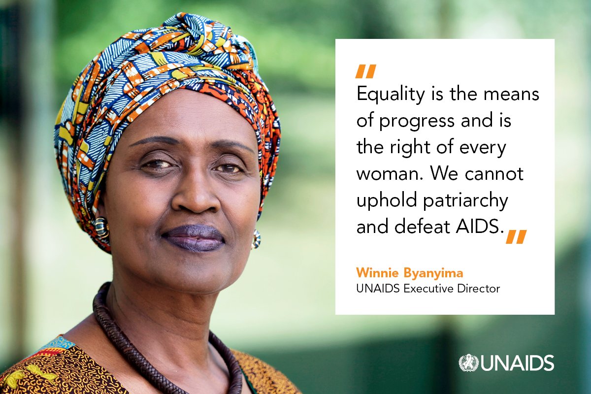 Winnie_Byanyima's tweet photo. The only effective route map to #endAIDS, achieve the SDGs and ensure health, rights &amp; shared prosperity is a feminist route map.

#Equality is the means of progress &amp; is the right of every woman.

Women, in all your diversity, we @UNAIDS @UN are on, and by your side!
Happy #IWD! https://t.co/Uc0ilb4fWu