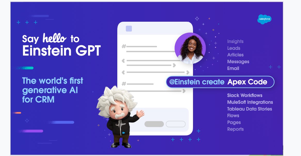 Welcome 
EinsteinGPT & SlackGPT!
#tdx23