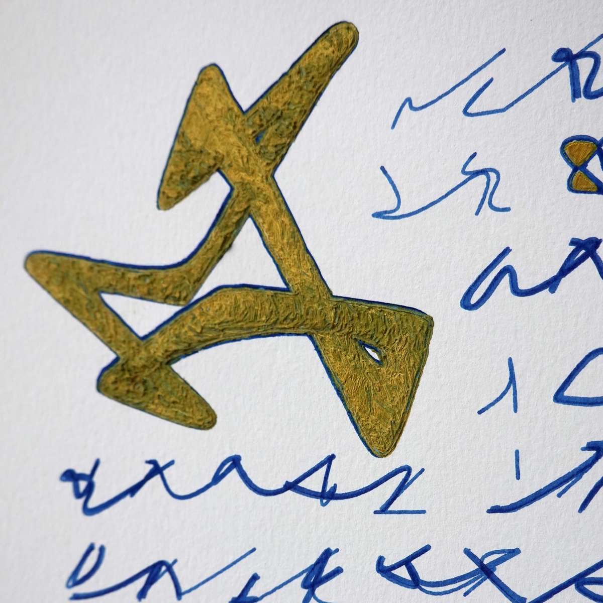 ZachKron's tweet photo. More tries at an illuminated scribble manuscript. The gold makes it CLASSY
'
'
#computationalDrawing #penplotter #robotsdrawingstuff #lineart #draw #pendrawing #abstractart #artonpaper #penplotter #Dynamo #DynamoBIM #Inkscape #axidraw #Revit #plottertwitter https://t.co/2SwTpwaO4V