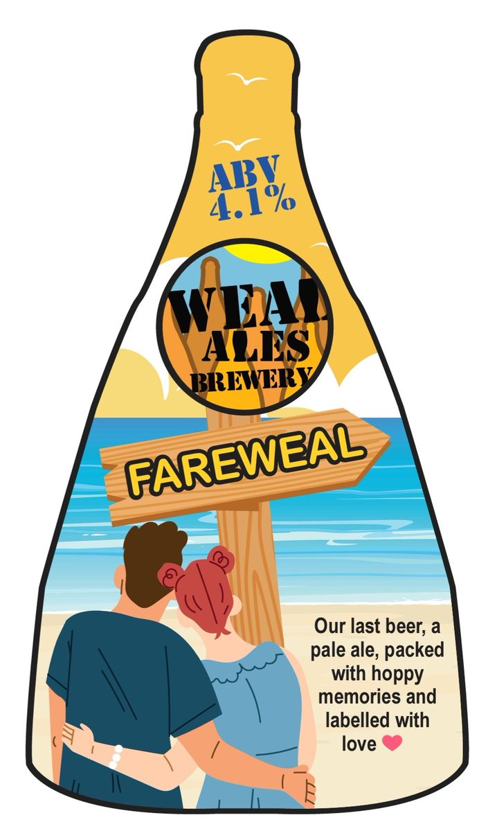 Our newest and last ever beer ❤️ #wealales