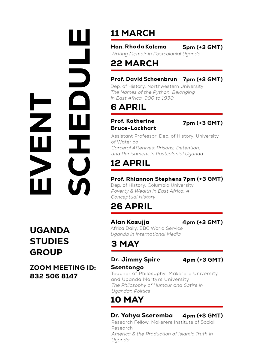 Uganda Studies Group tweet media