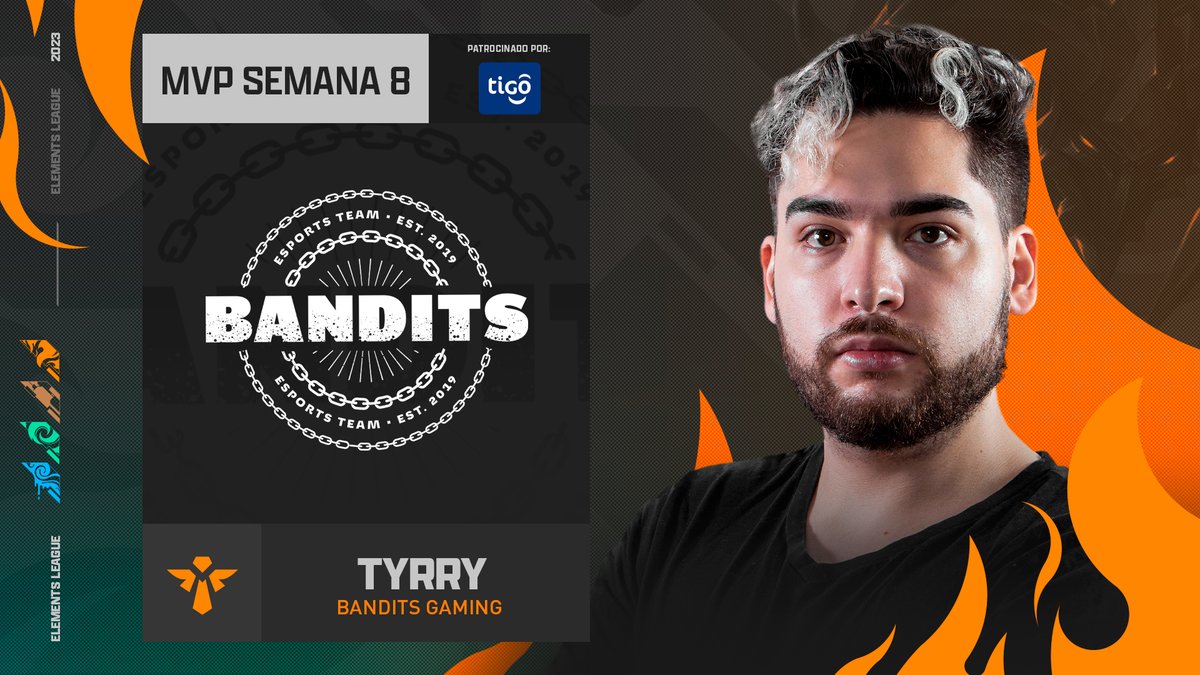 ¡Una ovación al rey! Tyrry es el MVP de la pasada jornada de la Elements League Tigo👑🙌

A standing ovation for the king! Tyrry is the MVP of the last matchday of the Elements League Tigo.👑🙌

#ElementsLoL #TigoGaming