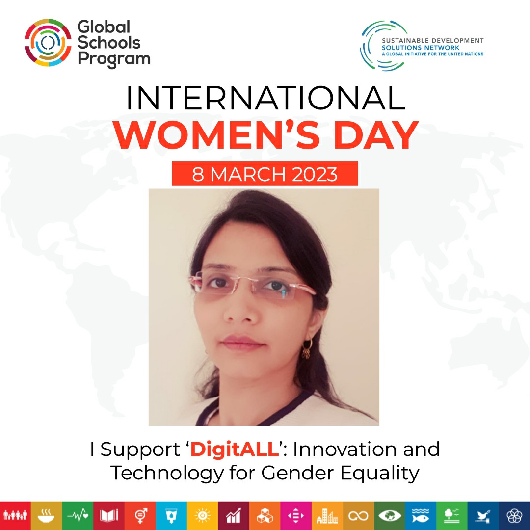 As A Global Schools Advocate, I Encourage Everyone On This Women's Day, To Become A Staunch Supporter Of #SDGs #Agenda2030🙌🏻♥️🙌🏻 @MOEUAEofficial @KHDA @ADEK_tweet @UN @TeachSDGs @TakeActionEdu @T4EduC