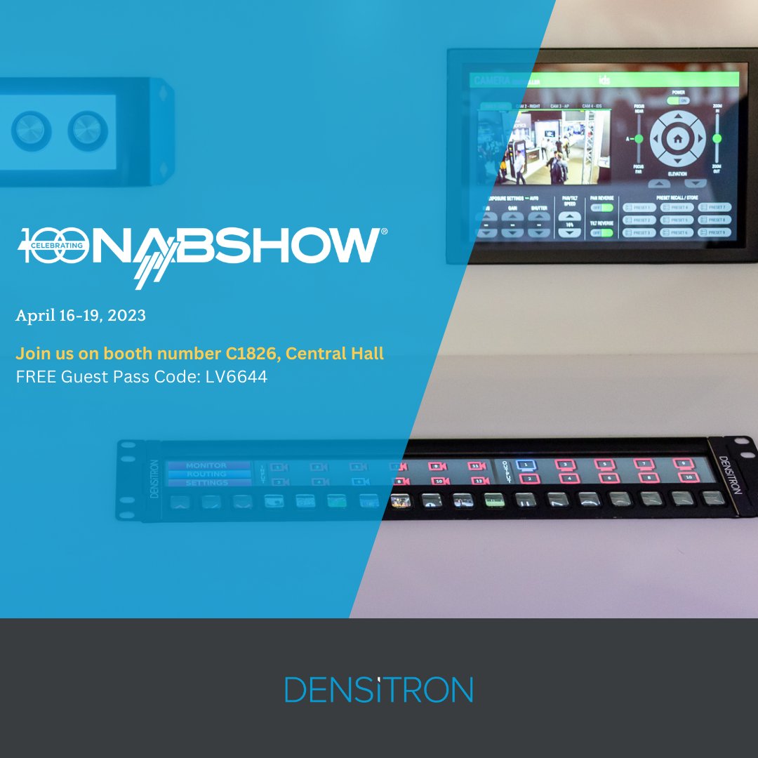 The 100th #NABshow is coming up fast! This year, we are displaying our latest range of control panels, our suite of tactile technology, our IDS control system and our Design and Build service for Broadcast Manufacturers

Register now with pass code LV6644

densitron.com/industries/bro…