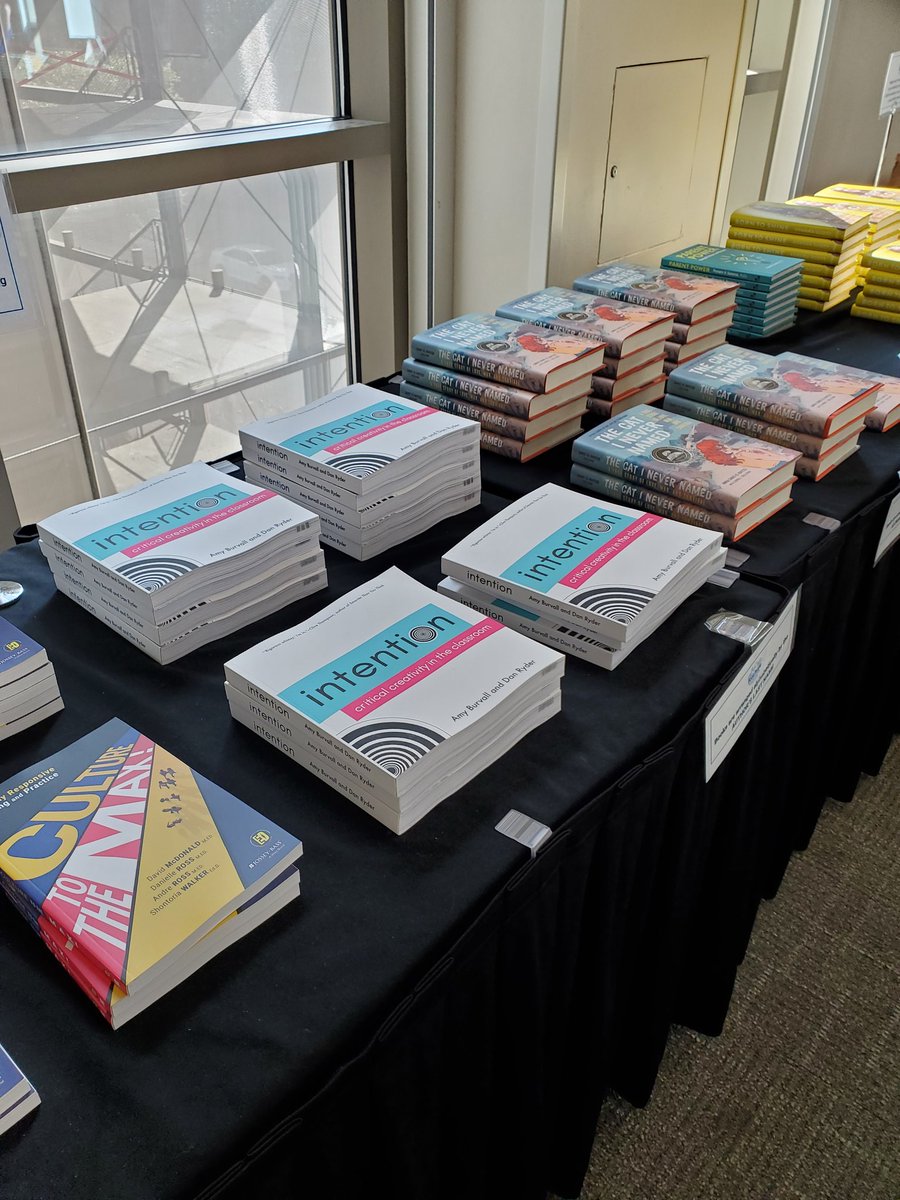 There are 20 copies of INTENTION #CriticalCreativity in the Classroom here in the <a href="/sxswedu/">SXSW EDU</a> Bookstore; support local bookstore legends <a href="/BookPeople/">BookPeople</a> and pick up a copy here!

Also, what doesn't sell I have to cart home on a plane . . . And also be a little sad . . . 

#sxswedu