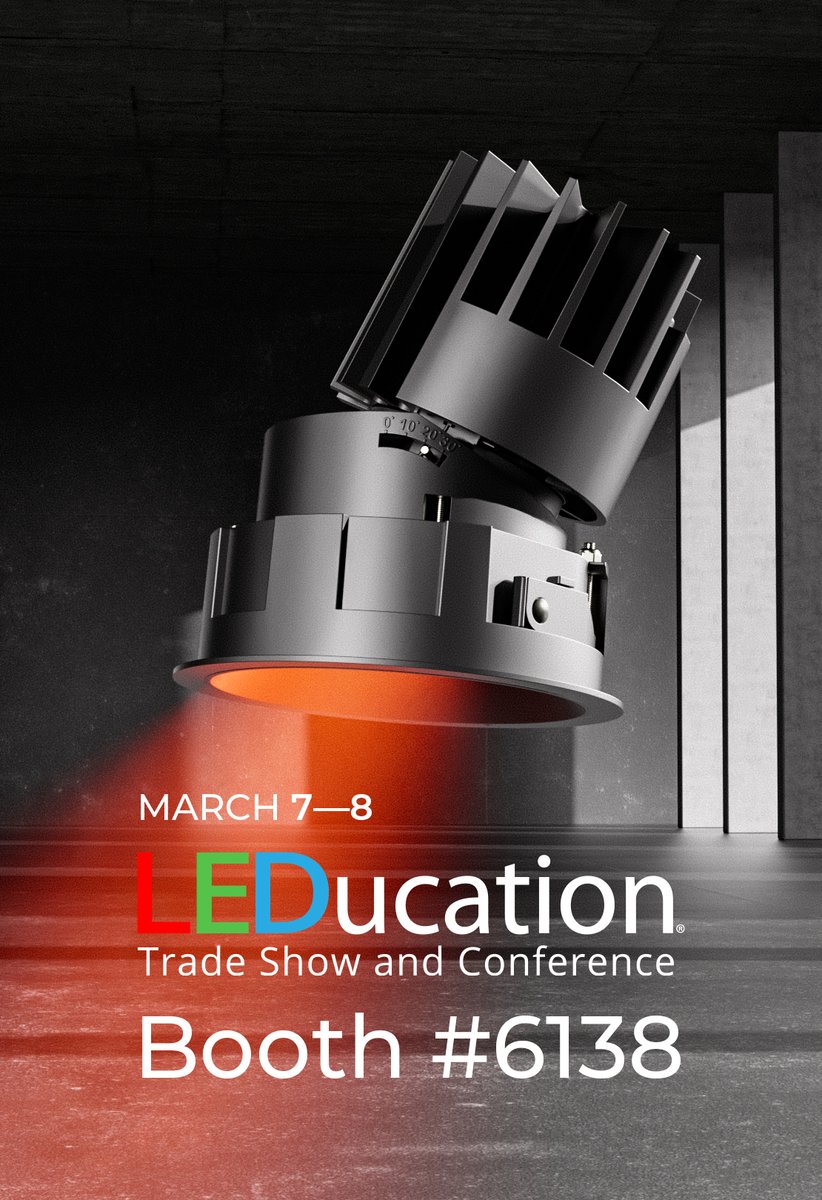 MeteorLighting's tweet photo. Check out our new REV Flex series with advanced ColorFlip W+RGB technology at LEDucation 2023! These versatile downlights are perfect for your next project. Don't miss out - see them at our booth! #REVFlex #Colorflip #LEDucation2023 #NewProductLaunch #RecessedDownlight https://t.co/2YJGtxU59y