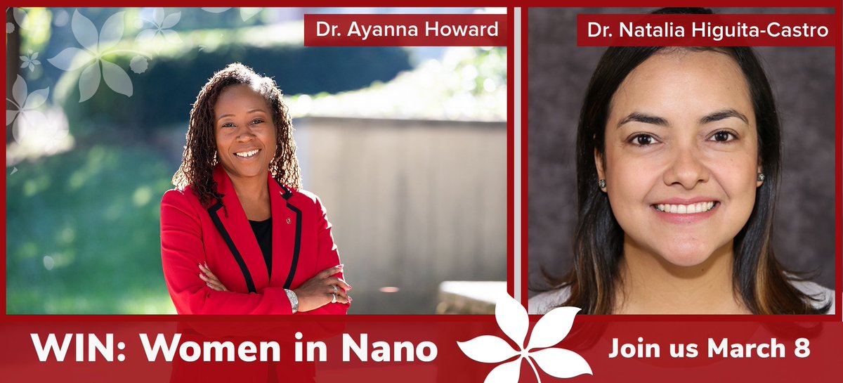 To celebrate #InternationalWomensDay on March 8, @OhioStateIMR is hosting a discussion with Dean Ayanna Howard & @OhioStateBME Asst. Prof. Natalia Higuita-Castro on challenges, opportunities & successes for #WomeninSTEM Open to students, faculty & staff. imr.osu.edu/win-spring-202…