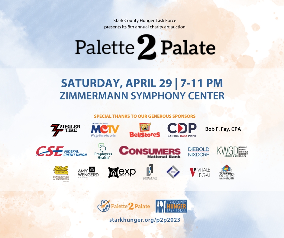 StarkHunger's tweet image. Have you gotten your Palette 2 Palate tickets yet? Join us on April 29 for this one-of-a-kind fundraising event! Snag your tickets at starkhunger.org/p2p2023. #starkhunger #hungerfighters