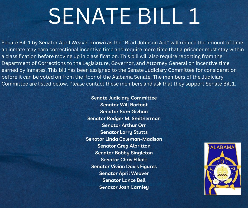 Alabama State FOP tweet media