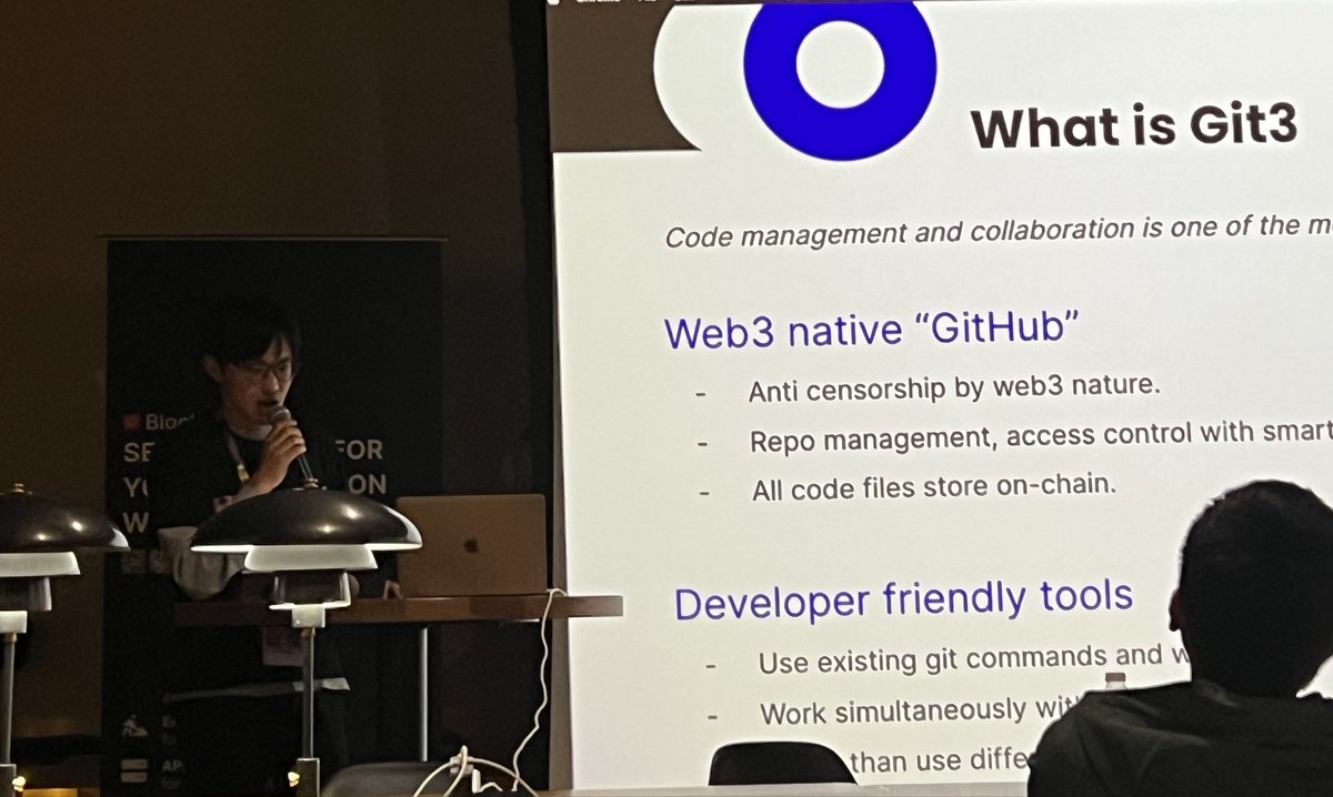 git3protocol's tweet photo. Share ideas and future about decentralized code collaboration at ETHDenver, learn more on https://t.co/t6pnBgcUhb @EthStorage @EthereumDenver @Antalpha_Labs https://t.co/iE6oGd4IjD