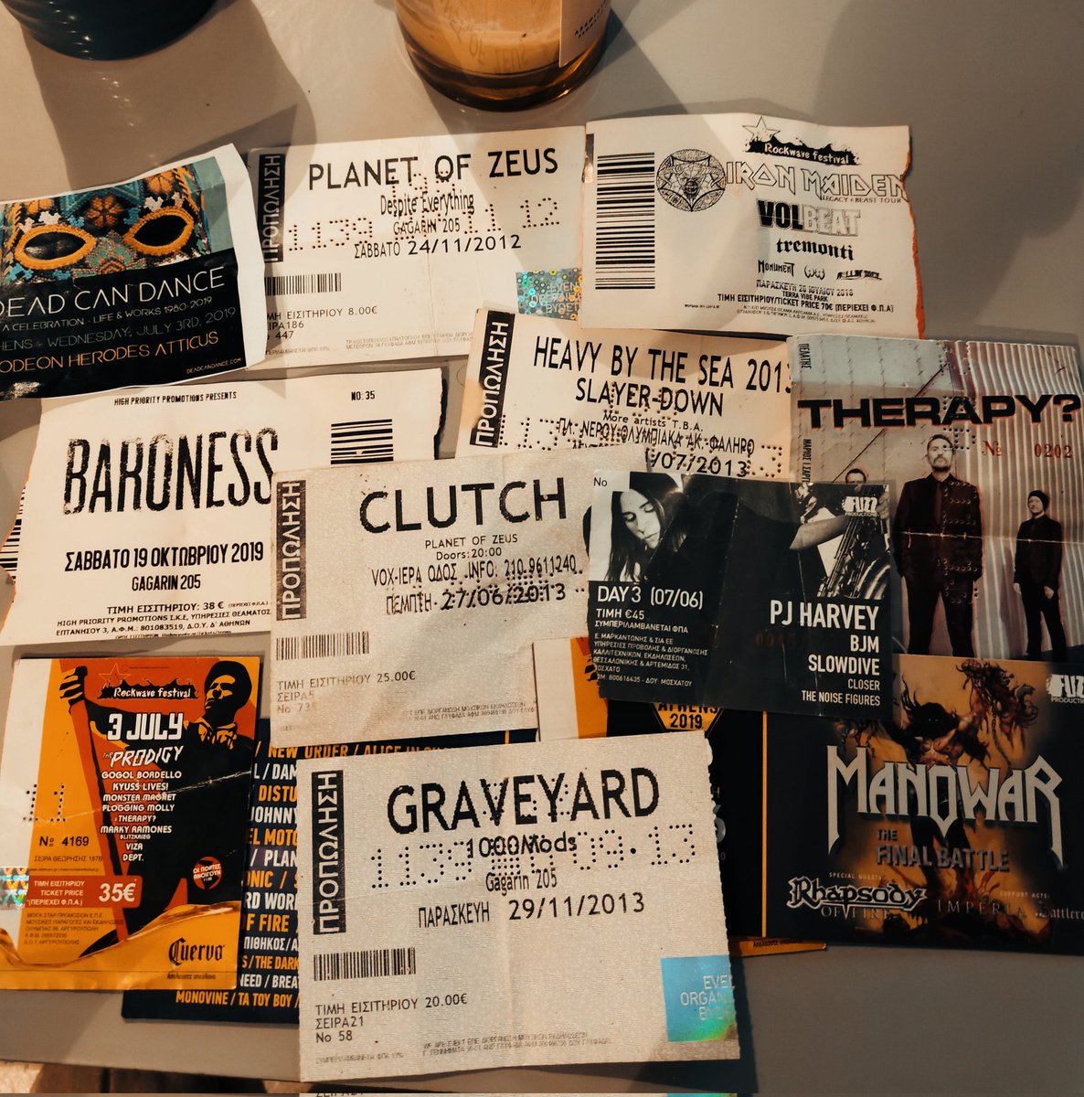 Tickets and Memories from old Gigs 🎶
#GigTickets #Gigmemories #Gigs #Rockmemories #RockConcerts #Concerts #Nomusicnolife #MusicTuesday