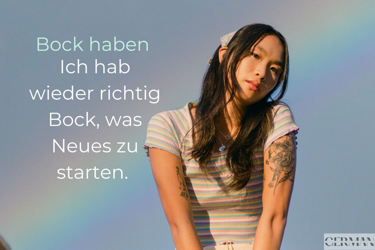 ForeignFuture's tweet photo. 3 German slang words to express your excitement. 🤩

How awesome is that please.

Great, now we can finally start.

It's amazing that the project went so well.

I'm really in the mood to start something new again. https://t.co/UjBOhzEtgK