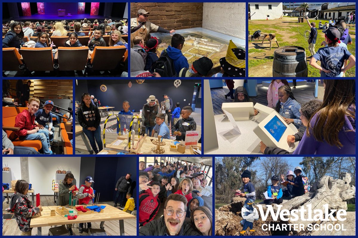 westlakecharter's tweet image. We had an amazing week of field lessons last week! Our 4th Graders went to  Sutter’s Fort, our 1st Graders went to Camp Pollock, our 2nd and 3rd Graders watched a show at the B Street Theater, and our 5th Graders went to MOSAC! #WCSJoyfulLearning