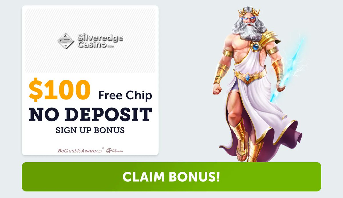 Try your luck in the world of online gambling with Silveredge Casino! Sign up now using the bonus code 100FREE and receive a $100 Free Chip No Deposit Sign Up Bonus! Join today and start your journey towards the ultimate gaming experience! &#127920;&#128176;&#127183;