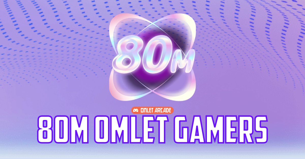 Omlet Arcade has just hit 80 MILLION downloads! 🚀We want to extend a heartfelt thank you to all of you who have supported us throughout the years. We could not have done this without you! 🧡