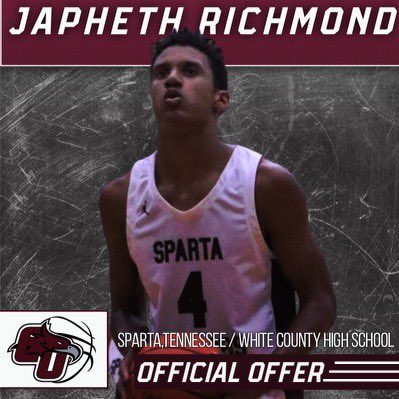 Japheth Richmond (@jay__richmond) on Twitter photo After a great conversation with <a href="/CoachEDE3/">Eric D Evans II</a> I am blessed to receive an offer from <a href="/CUPhoenixMBB/">Cumberland University Men's Basketball</a> !!
<a href="/tigers950/">Chip Smith</a> <a href="/TigersTennessee/">Tennessee Tigers</a> <a href="/jwinningham25/">Legacy Athletics</a> After a great conversation with <a href="/CoachEDE3/">Eric D Evans II</a> I am blessed to receive an offer from <a href="/CUPhoenixMBB/">Cumberland University Men's Basketball</a> !!
<a href="/tigers950/">Chip Smith</a> <a href="/TigersTennessee/">Tennessee Tigers</a> <a href="/jwinningham25/">Legacy Athletics</a>