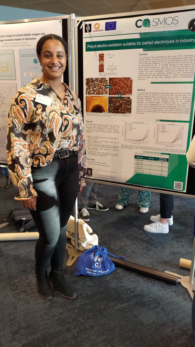 Presented my research today⚡️! It was a lovely poster session at #NCCC 

#CO2SMOS #electrochemistry #sustainability